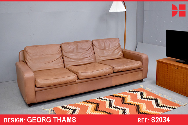 Georg Thams Model 38 3-seat sofa | Ox Leather