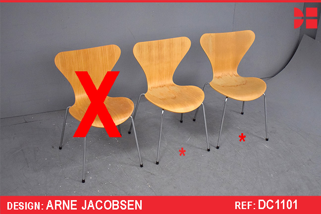 Arne Jacobsen design beech series 7 dining chair