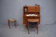 Vintage teak vanity unit with pull out writing desk - view 2