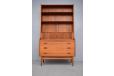 Vintage teak wall unit with pull out desk | Johannes Sorth - view 4