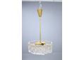Vintage 1960s crystal ceiling pendant made in West Germany. SOLD