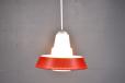 Vintage 1950s ceiling-mounted pendant with metal shade - view 3