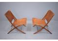 early 1961 bought X chairs with original saddle leather seat. 