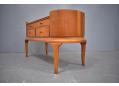 1930s Danish design elm dressing table / hall chest with 4 drawers.
