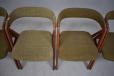 Set of 4 Theodore Harlev designed midcentury teak dining chairs 