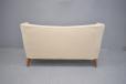 Curved frame midcentury danish 2 seat sofa  - view 4