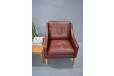 Borge Mogensen vintage leather armchair model 2207 - view 9