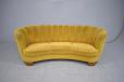 1940s Kidney shaped 3 seat sofa project for re-upholstery  - view 2