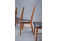 Niels Kofoeds design EVA chairs from 1964 in teak. Set of 4