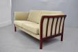Modern 2 seat Asmara sofa with mahogany frame | Skalma - view 5