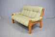 Vintage 2 seat teak frame sofa | Ekornes - view 4