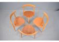 Hans Wegner heart chairs designed 1952 for Fritz Hansen