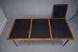 Grete Jalk dining table in vintage rosewood and black formica - view 5