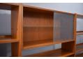 Glass sliding door cabinet ideal for displaying items.