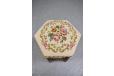 Antique embroided stool with turned oak legs - view 3