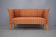 Vintage 2-seat box sofa with adjustable sides - view 4