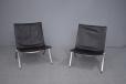 Poul Kjaerholm design black leather PK22 chair made by E kold Christensen - view 11
