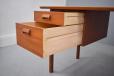 left bank of drawers comprises a double depth drawer. All drawers with solid beech sides for strength