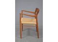 1954 designed teak armchair made by J L Moller, Denmark 