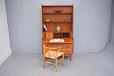 Vintage teak wall unit with pull out desk | Johannes Sorth - view 2