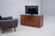 Compact vintage rosewood TV cabinet - view 2