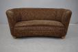 Vintage 1950s Kidney shaped sofa | Re-upholstery Project - view 3
