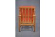 Light oak armchair with high seat and straight back - Perfect for elderly - view 5