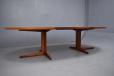 John Mortensen design oval extending dining table in vintage rosewood - view 10