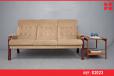 Highbacked 3 seat sofa with shallow frame  - view 1