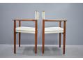 Pair of Kurt Ostervig design carver chairs in teak.