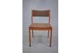 Midcentury danish design dining chair from johannes for sale 