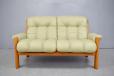 Vintage 2 seat teak frame sofa | Ekornes - view 3