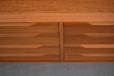 Ib Kofod Larsen vintage teak dresser with 8 drawers  - view 7
