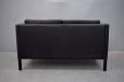 Classic vintage Ox-leather box frame 2 seat sofa | Stouby - view 5