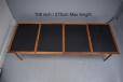 Grete Jalk dining table in vintage rosewood and black formica - view 8