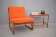 Hvidt & Molgaard midcentury teak easy chair (no arms) with original sprung cushions - view 11