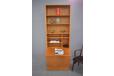 Vintage oak wall unit with drop-down writing are made by Poul hundevad - view 9