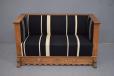 Antique 2 seat sofa converted from carved trunk - view 8