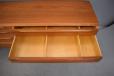 Ib Kofod Larsen vintage teak dresser with 8 drawers  - view 6