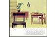 Catalog showing the MK200 along side a sideboard and dining tabke 