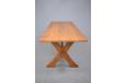 Antique oak coffee table on X-legs - view 8