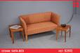 Vintage 2-seat box sofa with adjustable sides - view 1
