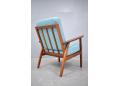 Low back teak frame armchair, 1960s Danish design
