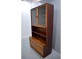 Juul Kristensen produced rosewood display / storage wall unit with glass doors.