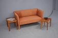 Vintage 2-seat box sofa with adjustable sides - view 2