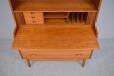Vintage teak wall unit with pull out desk | Johannes Sorth - view 7