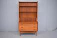 Vintage teak wall unit with pull out desk | Johannes Sorth - view 3