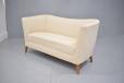 Curved frame midcentury danish 2 seat sofa  - view 3