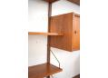 All the shelves & cabinets are movable, making the system very versatile.