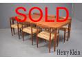 Vintage BRAMIN dining suite | Extendable table & 6 chairs